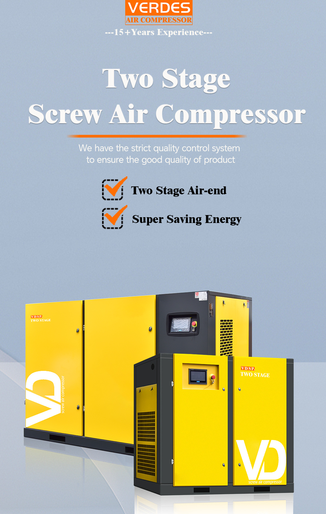 Two Stage Screw Air Compressor(图1)