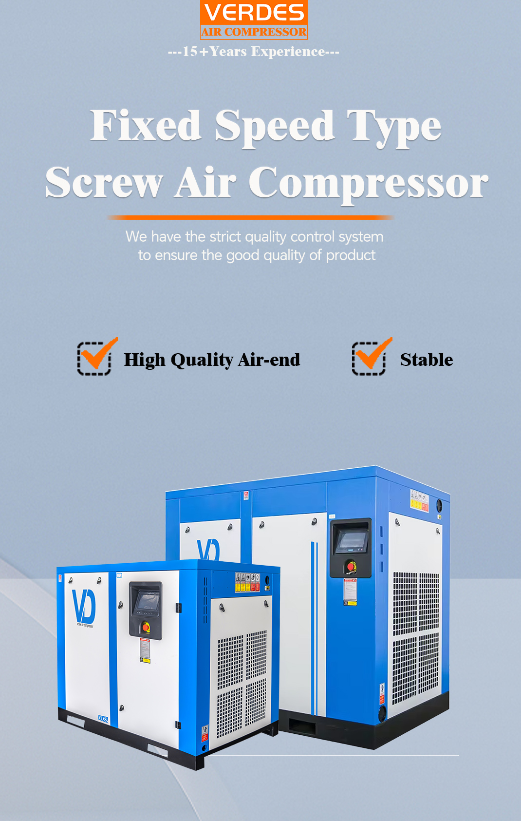 Fixed Speed Screw air compressor(图1)