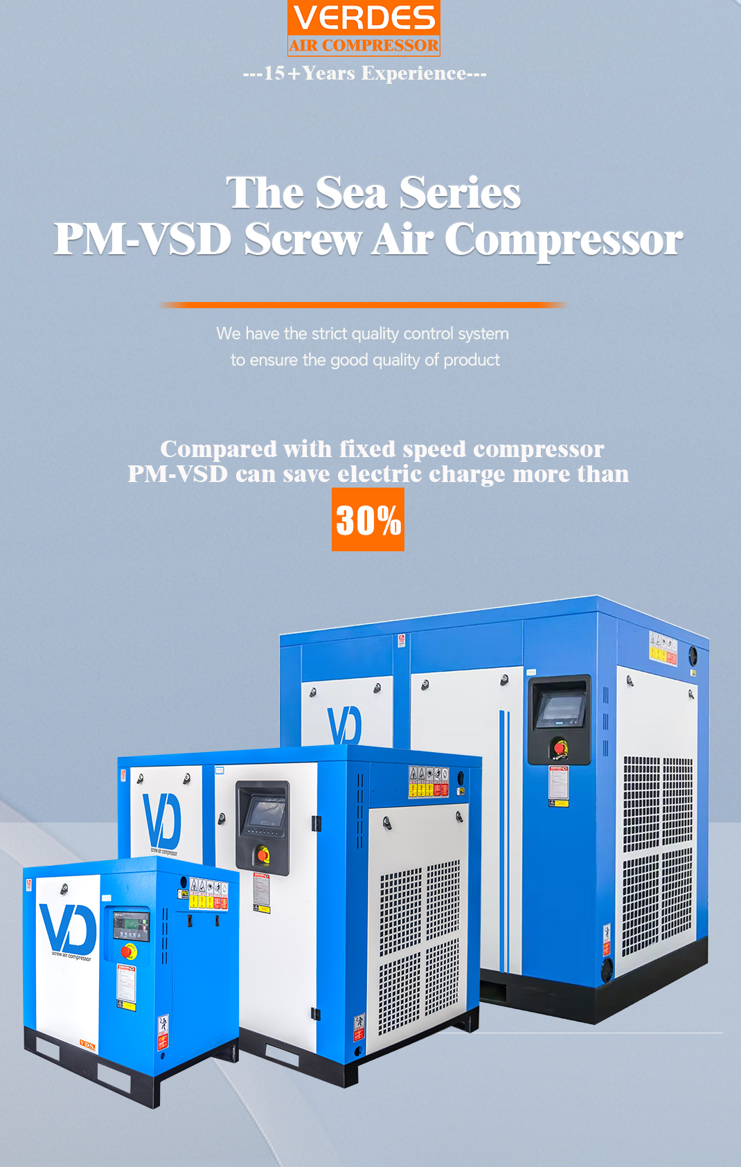 PM-VSD Screw Air Compressor(图1)