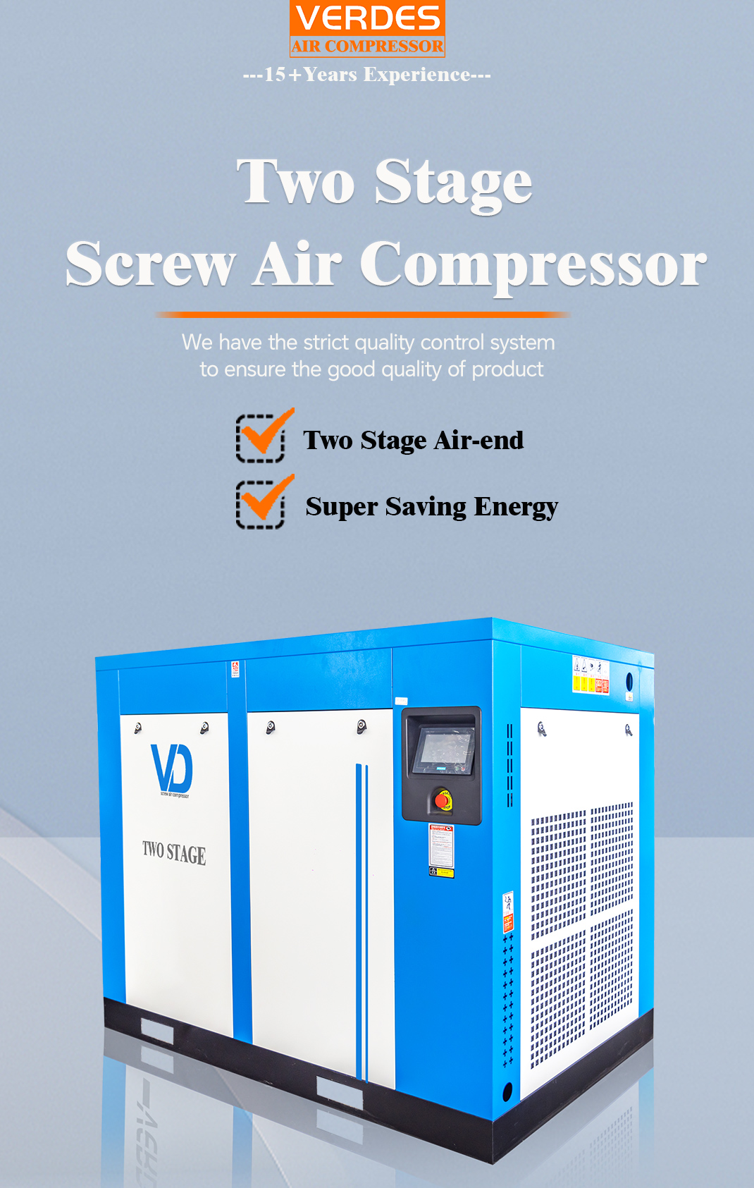 Two Stage Screw Air Compressor(图1)