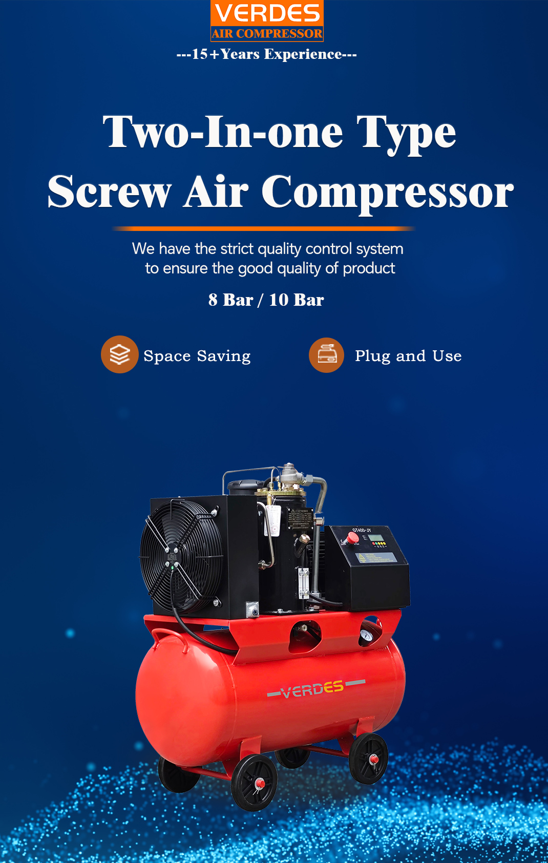 Single Phase Screw air compressor(图1)