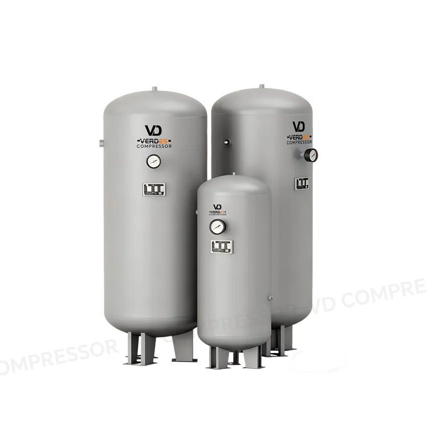 VD ASME Certified Air Receiver Tank Industrial Compressed Air Storage`