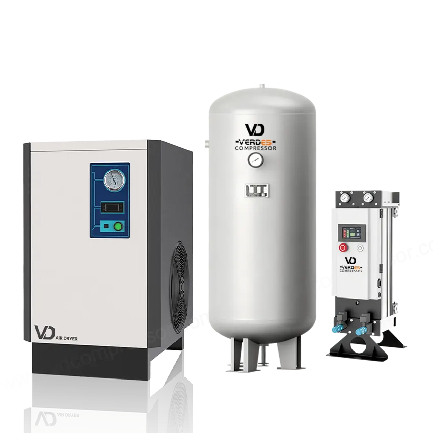 Air dryer for compressed air