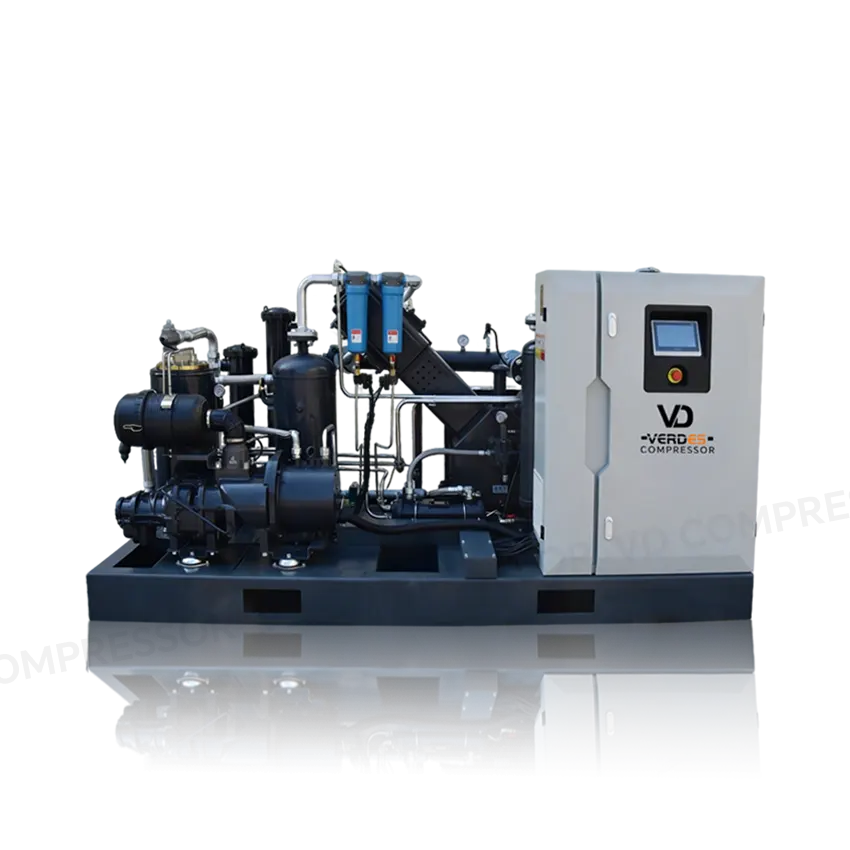 high pressure air compressor used in PET bottle blowing pressure testing