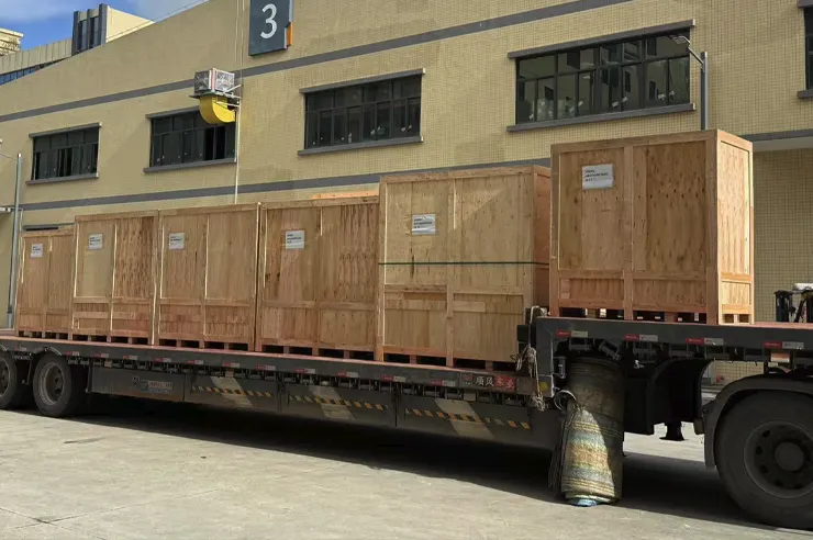 Industrial air compressor logistics and delivery service