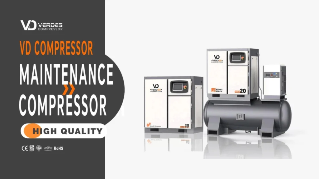 How to maintain VD screw air compressor