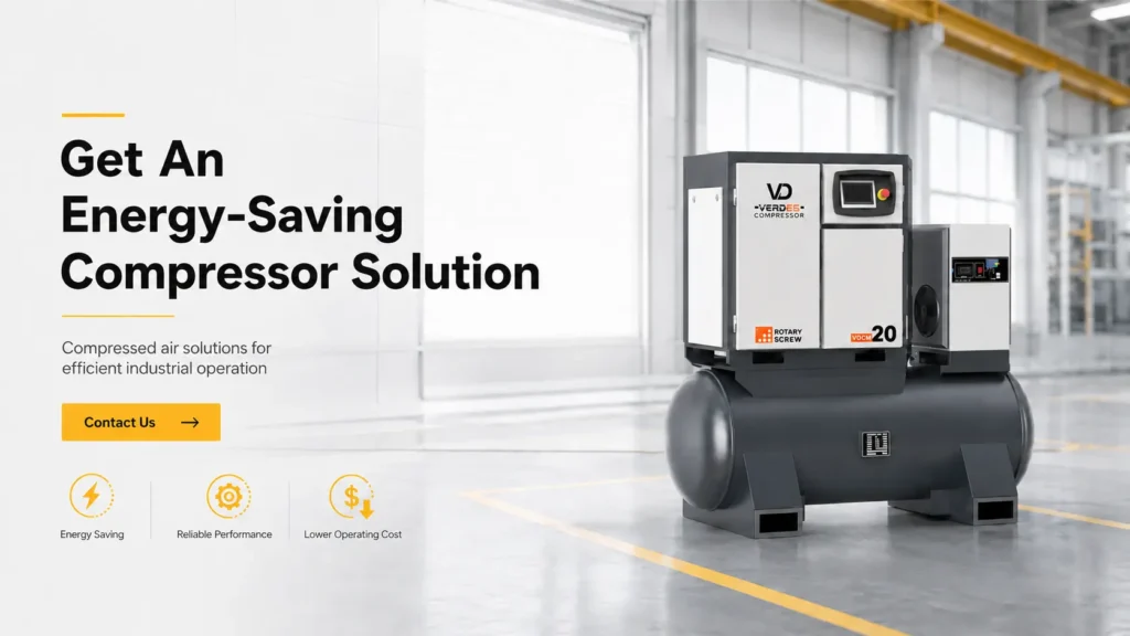 VD Compressor energy-saving compressed air solution for industrial factories